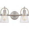 Quoizel Lighting Stafford 2 - Light Vanity in  Brushed Nickel - 2 of 4