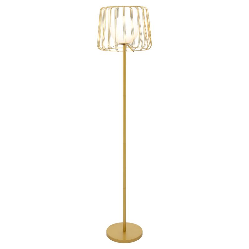 62.75&#34; Lucas Caged Globe Shade Floor Lamp - River of Goods, 1 of 11