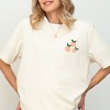 Simply Sage Market Just Peachy Rainbow Front and Back Design Short Sleeve Tee - 3 of 4