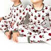 tiny knot co. Toddler Gender Neutral Buttery Soft Durable, Tagless Printed TENCEL Modal Pajama Set - 3 of 4