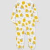 Carter's Just One You® Baby Girls' Lemon Footed Pajama - Yellow - image 2 of 4