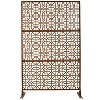 PAGED Privacy Screen Modern Metal Fence Partition Panel with Geometric Pattern for Balcony Garden Room Divider, 76" H×48" W - 4 of 4