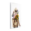 Stupell Industries Woman Carrying Floral Backpack, 13" x 19" - 3 of 4