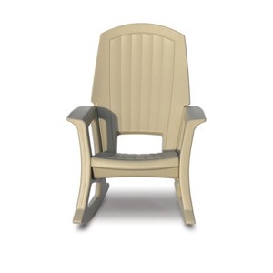 Semco Plastics SEMTPE Extra Large Recycled Plastic Resin Durable Outdoor Patio Rocking Chair - 1 of 4