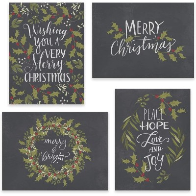Masterpiece Studios Weihnachtskarten-Set | 16 Karten In 4 Designs | Welpen-Motiv | Größe 20x14,3 Cm