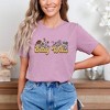 Simply Sage Market Women's Stay Wild Colorful Flowers Short Sleeve Graphic Tee - 2 of 4
