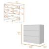CAVINAS 3-Drawer Dresser for Bedroom, Modern Chest of Drawers,Particle Board Finish Storage Dresser,Bedroom&Entryway Furniture,Floorstanding - 3 of 4