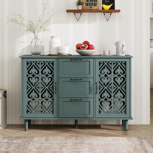 Bella Depot 47.24‘’W 2 Door 3 Drawer Sideboard Cabinet, Suitable for Bedroom, Living Room - 1 of 4