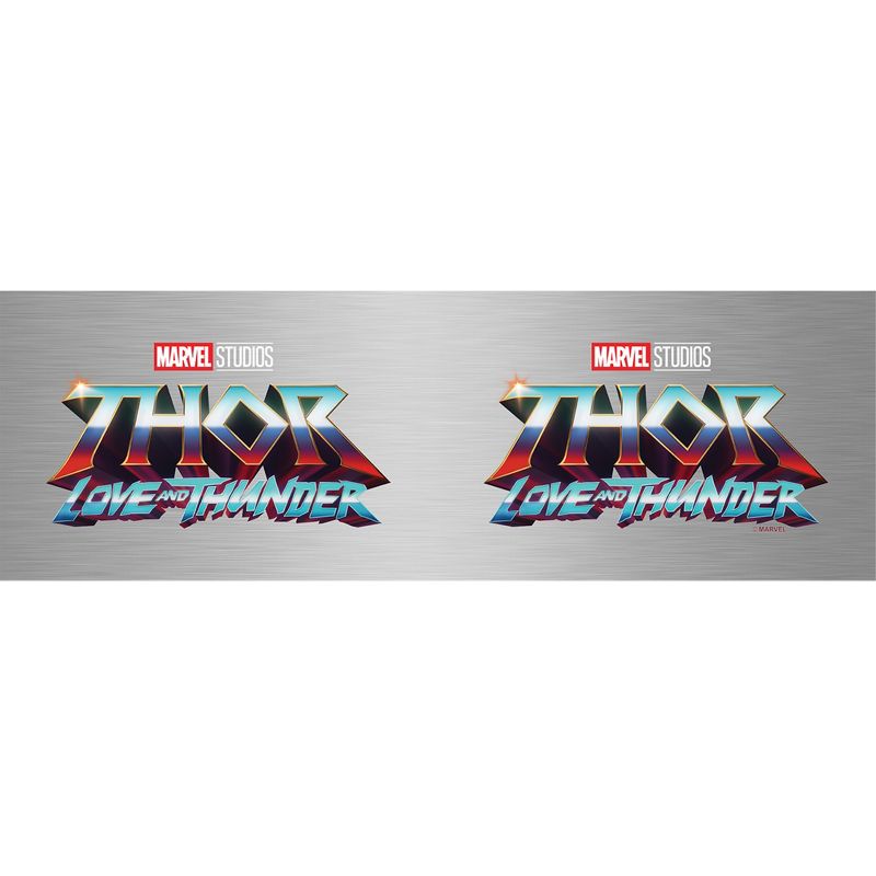 Marvel: Thor: Love and Thunder Metallic Logo Stainless Steel Tumbler w/Lid, 2 of 3