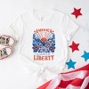 Simply Sage Market America Summer Of Liberty Distressed Short Sleeve Tee - 3 of 4