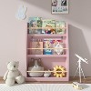 KWPZQEB Kids Bookshelf Storage, Book Shelf for Kids Rooms, 3 Tier Toddler Bookshelf, Magazine Book Rack, Children Book Organizer for Classroom,Daycare - 2 of 4