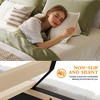 Boucle Bed Frame Upholstered Bed Frame with Adjustable Headboard, Solid Wood Slats Support, No Box Spring Needed, Easy Assembly - 4 of 4