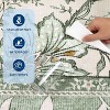 coucheta Multi-size Farmhouse Area Rugs, Oriental Floral Print Non-Slip Ultra-Soft Stain-Resistant Faux Wool Throw Carpet, for Bedroom, Living Room - 4 of 4