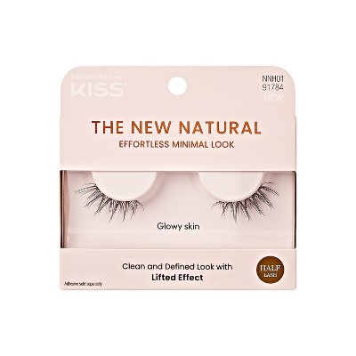 KISS Products The New Natural Half False Eyelashes - No 01 - 2ct