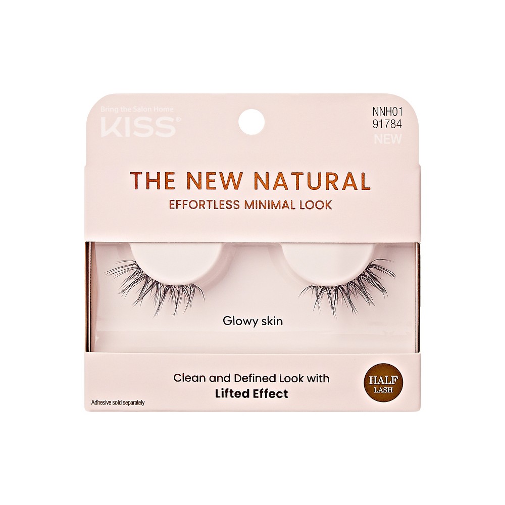 Photos - False Eyelashes KISS Products The New Natural Half  - No 01 - 2ct