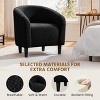 GustoWave Velvet Accent Chair, Luxurious Barrel Armchair with Soft padded Seat, Comfortable Modern Furniture for Living Room, Bedroom, Office - 4 of 4