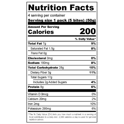 Smash Foods Gluten Free Cashew Butter & Blueberry Jam Protein Bites - 8g Protein - 7.1oz/4pk