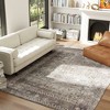 HOMCOM Machine Washable Area Rug, Non-Slip Traditional Flower Print Floor Carpet for Living Room, Bedroom, Dining Room - 3 of 4