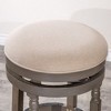 NicBex 30" Fabric/Leather Swivel Bar Stools,Counter Height Bar Stools with Padded Seat,360° Rotating Barstools for Kitchen Island & Home Bar - 3 of 4