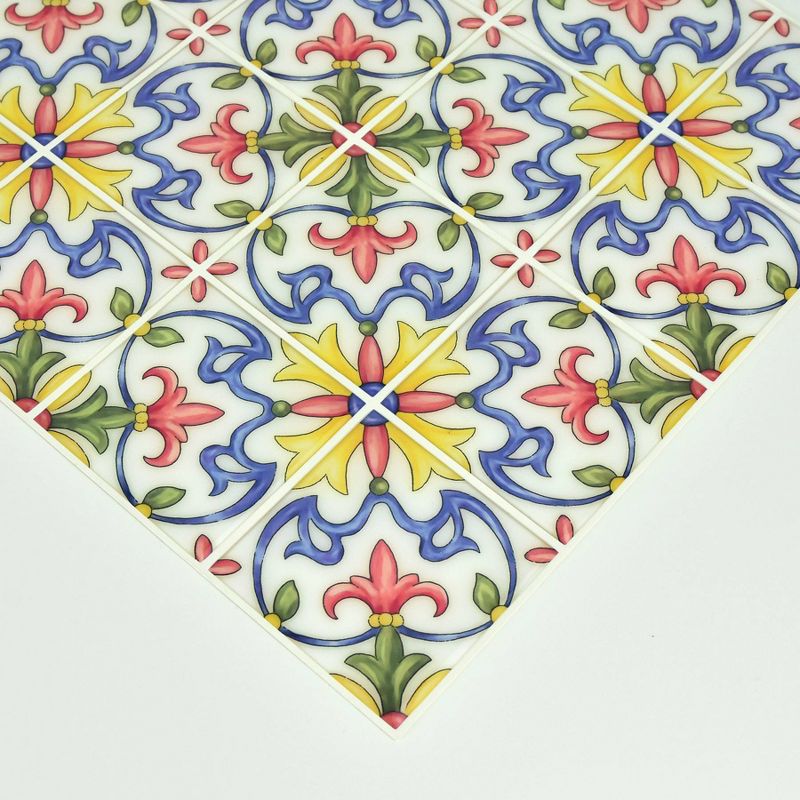 InHome Tuscan Tile Peel &#38; Stick Wallpaper Backsplash Tiles, 2 of 10