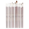 Mezzo Rotating Paint Brush Storage Rack with Creative Mark Mimik Kolinsky Synthetic Sable Brush Set of 12 Long Handle Paint Brushes with Brush Drying - 2 of 4