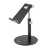 Insten Cell Phone & Tablet Stand for Desk - Adjustable Holder Compatible with iPhone, Samsung Android Phones & iPad, Black - 3 of 4