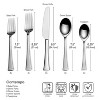 Gourmet Basics by Mikasa 42pc Contempo Flatware Set: 18/0 Stainless Steel, Service for 8, Dishwasher-Safe, Traditional Style - 3 of 4