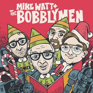 Mike Watt & the Bobblymen - Surfin' with the Claus (vinyl 7 inch single) - 1 of 1