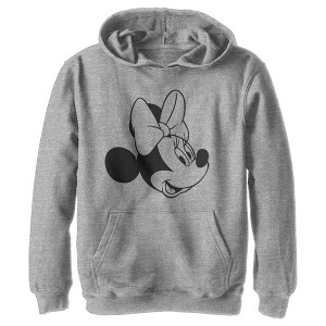 Boy's Disney Simple Minnie Pull Over Hoodie - 1 of 4