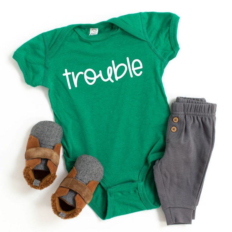 The Juniper Shop Trouble Baby Bodysuit, 2 of 3
