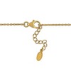 EVERLY JEWELRY  |   Yellow Plated Sterling Silver 2.68 CT TGW Amethyst, Citrine & Peridot & White Topaz Flower Design Necklace w/ Lobster Clasp - 2 of 4