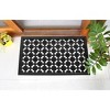 RugSmith Natural Moulded Heavy Geometric Trellis Doormat - 3 of 4