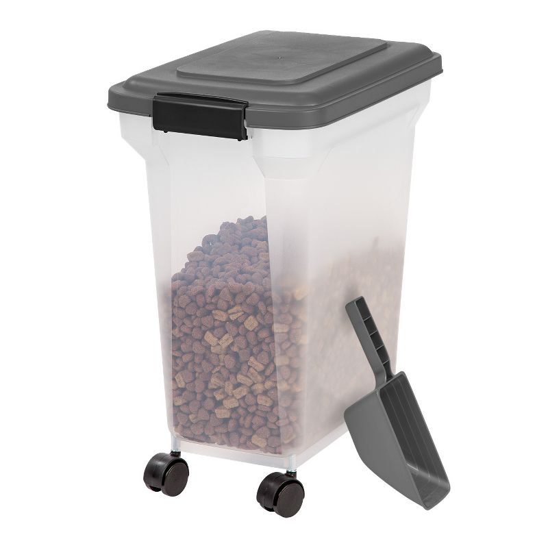 IRIS USA Airtight Pet Food Container with Scoop, 3 of 5