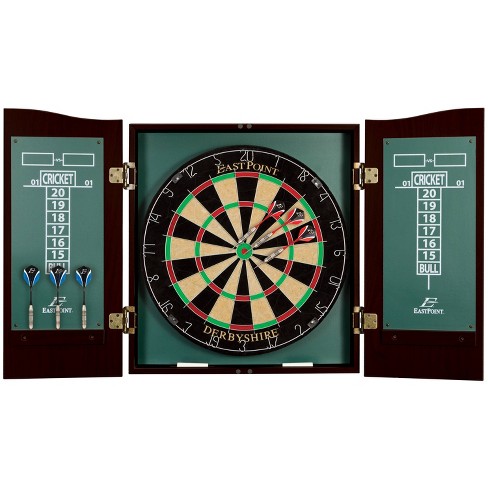 Eastpoint Derbyshire Dartboard & Cabinet Set : Target