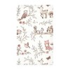 Hudson Baby Infant Girl Cotton Flannel Burp Cloths, Girl Woodland Pals 10-Pack, One Size - 3 of 4