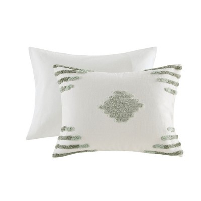 Ivory King Cotton Blend Chenille Comforter Set