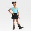 Girls' Pull-On Knit Skort - Cat & Jack - 3 of 3