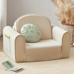 Tiny Land® GentleSnug Kid Chair & Foldable Sofa 2-in-1 - Multi Colors - 1 of 4