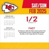 NFL Kansas City Chiefs 2025 Box Calendar - 4 of 4