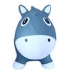Pop It Up: Kidzzfarm Bouncing Horse: Junior - Blue - Inflatable Animal Hopper, Bouncing Toy & Air Pump, Indoor & Outdoor, Kids & Toddlers Ages 12mo+ - 2 of 4
