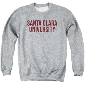 Santa Clara University Official Stacked Adult Crewneck Sweatshirt - 1 of 4
