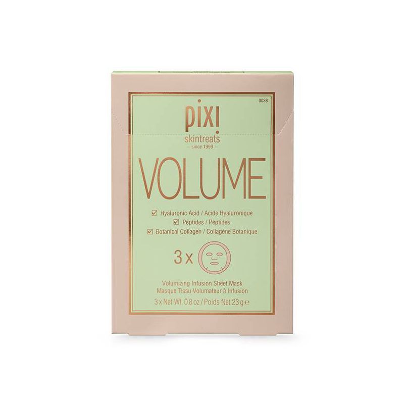 Pixi by Petra VOLUME Collagen Boost Volumizing Face Sheet Mask - 3ct - 0.8oz, 1 of 9