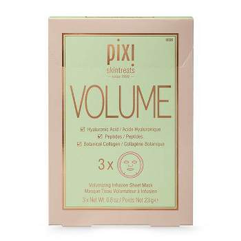 Pixi by Petra PLUMP Collagen Boost Volumizing Face Sheet Mask - 3ct - 0.8oz
