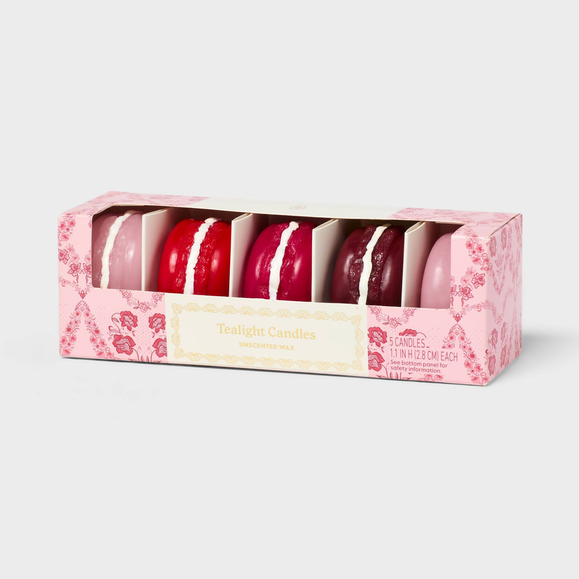 9 Wick Macaron Figural Tealight Candle Set - Threshold™