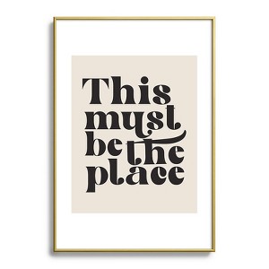 DirtyAngelFace This Must Be The Place Metal Framed Art Print - Deny Designs - 1 of 3