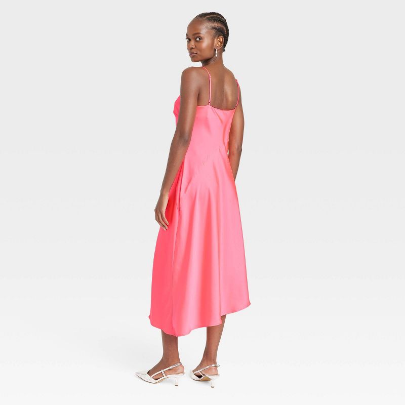  Women's Asymmetrical Midi Slip Dress - A New Day™, 3 of 12