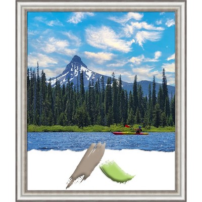 Amanti Art Salon Silver Narrow Picture Frame