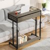 Tribesigns Portable Desk with Drawers, Mobile Laptop Desk with Wheels, Small Standing Desk for Home Office - 4 of 4