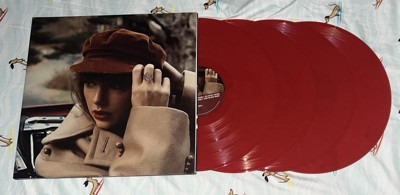 Taylor Swift - Red (Taylor's Version) (Target Exclusive, Vinyl) (4 LP)  unboxing 🔴🔴🔴🔴 