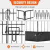 Munora 8-Panel Foldable Dog Playpen - 24" Height Pet Exercise Pen with Top Cover & Bottom Pad, Indoor/Outdoor Puppy Fence - 3 of 4